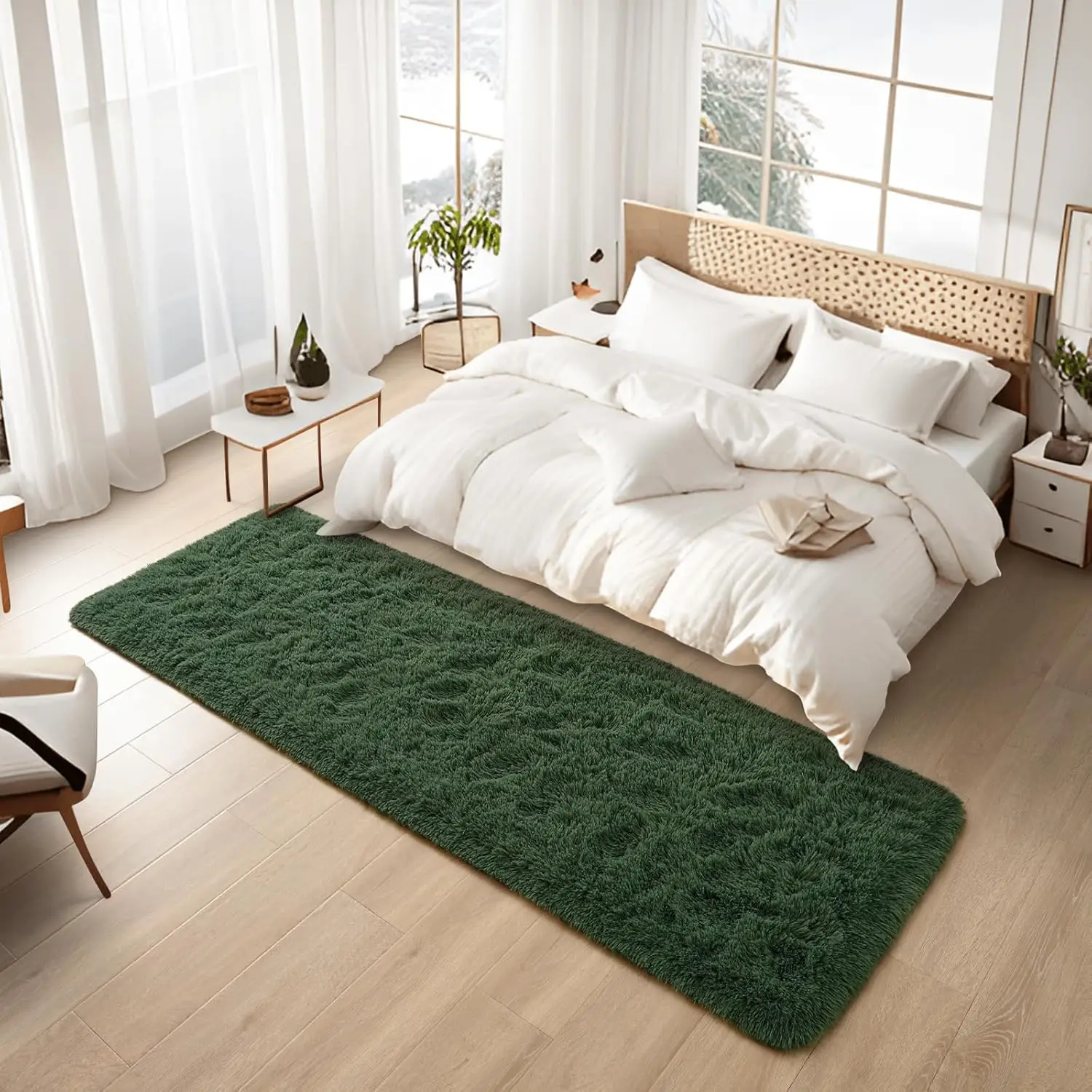 Litopyo Soft Dark Green Runner Rugs For Bedroom Living Room, 2X6 Plush Fluffy Bedside Rug Carpets, Shag Furry Area Rugs For
Litopyo Soft Dark Green Runner Rugs For Bedroom Living Room, 2X6 Plush Fluffy Bedside Rug Carpets, Shag Furry Area Rugs For
