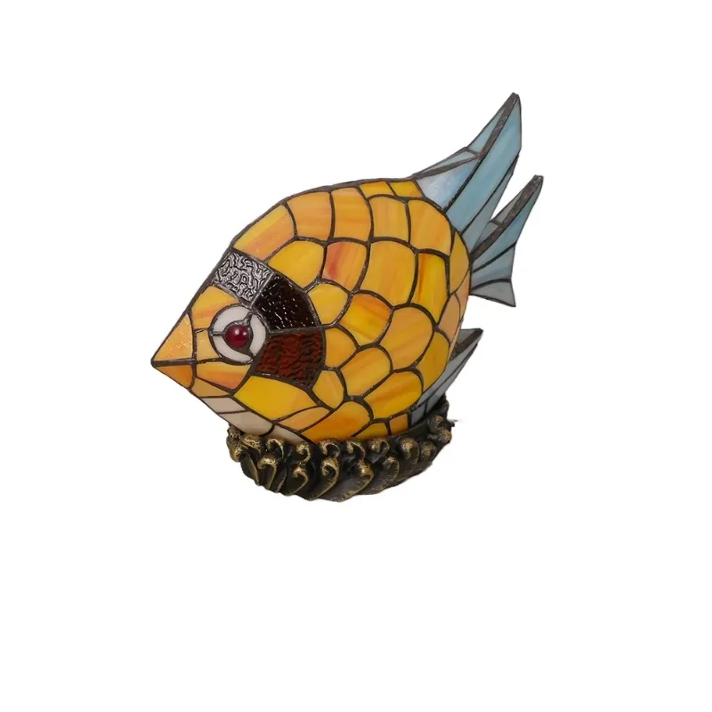 High-end Light Emitting Diode Art Decoration, Stained Glass Fish Decoration Light, European Design Style, AC Power Supply
High-end Light Emitting Diode Art Decoration, Stained Glass Fish Decoration Light, European Design Style, AC Power Supply