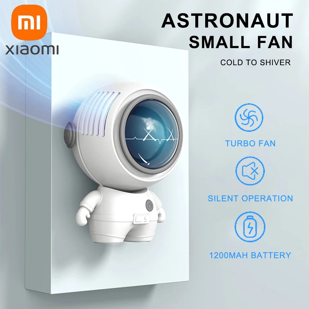 Портативный вентилятор Xiaomi с портативным астронавтом, тихий маленький USB-вентилятор на шею 2000 мАч, перезаряжаемый мини-вентилятор для студенческого общежития, офиса, уличный вентилятор
Портативный вентилятор Xiaomi с портативным астронавтом, тихий маленький USB-вентилятор на шею 2000 мАч, перезаряжаемый мини-вентилятор для студенческого общежития, офиса, уличный вентилятор