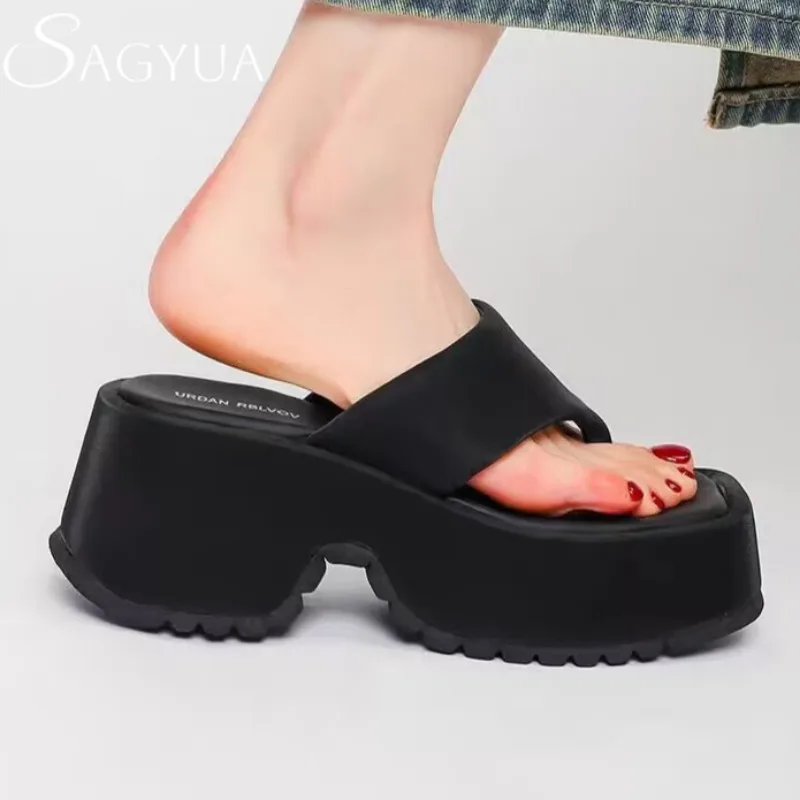 Women Platform High Heels Slippers Flip Flops Shoes Woman Wedges Sandals 2025 Trend Dress Pumps Summer Square Toe Shoes Mujer
Women Platform High Heels Slippers Flip Flops Shoes Woman Wedges Sandals 2025 Trend Dress Pumps Summer Square Toe Shoes Mujer