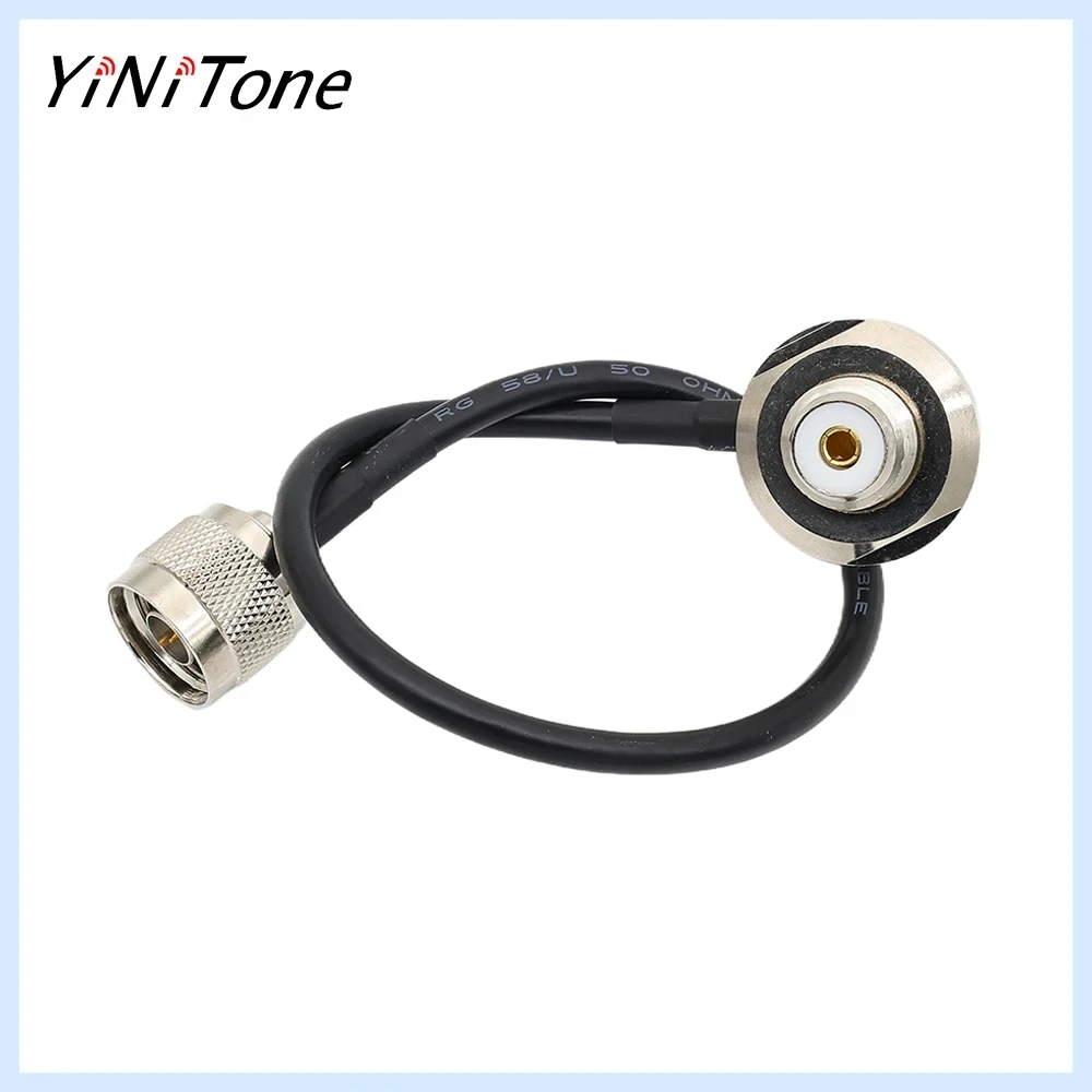 N Male Plug To UHF SO239 Female Right Angle RG58, for Automobile Mobile Radio Antenna Coaxial Cable
N Male Plug To UHF SO239 Female Right Angle RG58, for Automobile Mobile Radio Antenna Coaxial Cable