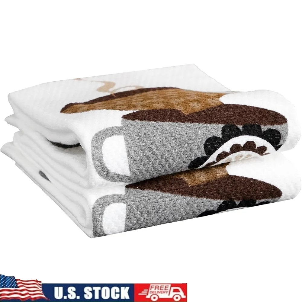 Набор тканых хлопковых кухонных полотенец с двусторонним принтом, 2 шт., безворсовые впитывающие мягкие, легкие в уходе, 16x26 дюймов, разноцветные
Набор тканых хлопковых кухонных полотенец с двусторонним принтом, 2 шт., безворсовые впитывающие мягкие, легкие в уходе, 16x26 дюймов, разноцветные