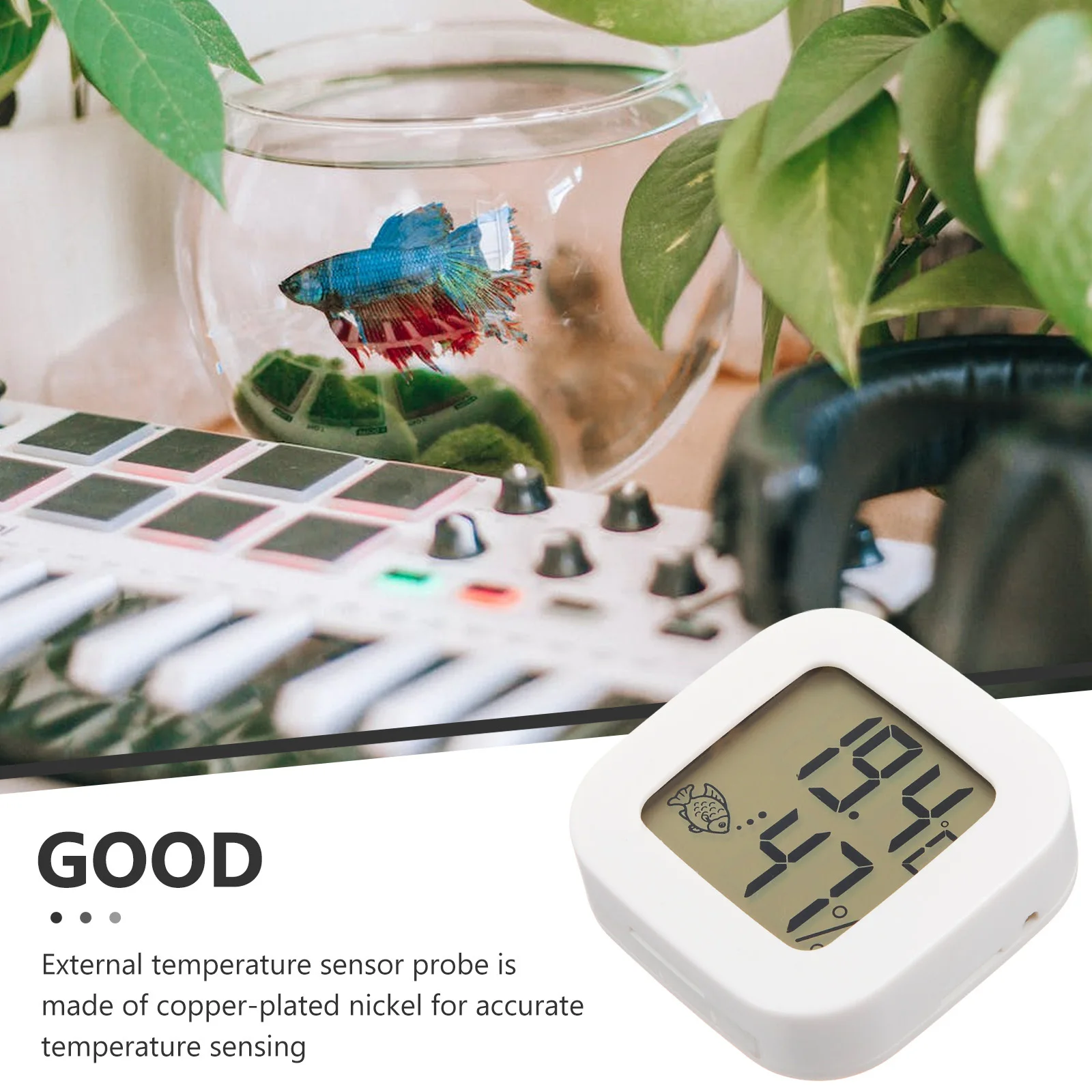 Digital Aquarium Thermometer Sticky Design Copper Nickel Sensor Real-Time Aquarium Temperature Measurement Fish Supplies
Digital Aquarium Thermometer Sticky Design Copper Nickel Sensor Real-Time Aquarium Temperature Measurement Fish Supplies