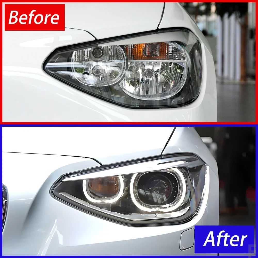 Автомобильные фары в сборе для BMW 1 серии F20 118i 120i 125i 128i 130i 2012-2015, обновленные светодиодные бифокальные линзы проектора, аксессуары
Автомобильные фары в сборе для BMW 1 серии F20 118i 120i 125i 128i 130i 2012-2015, обновленные светодиодные бифокальные линзы проектора, аксессуары