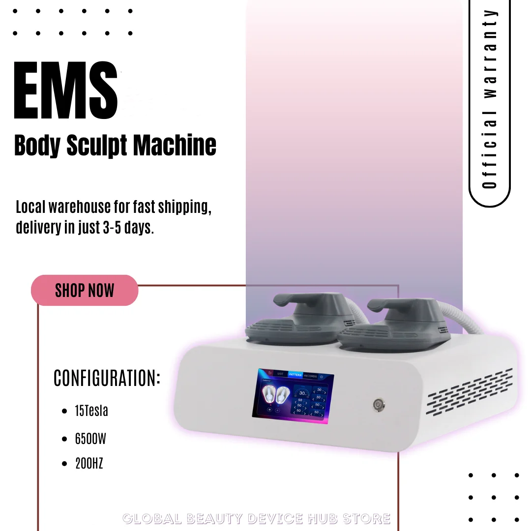EMS RF Muscle stimulator 200HZ HI-EMT EMS Body Sculpting Machine Fat Burning Slimming
EMS RF Muscle stimulator 200HZ HI-EMT EMS Body Sculpting Machine Fat Burning Slimming