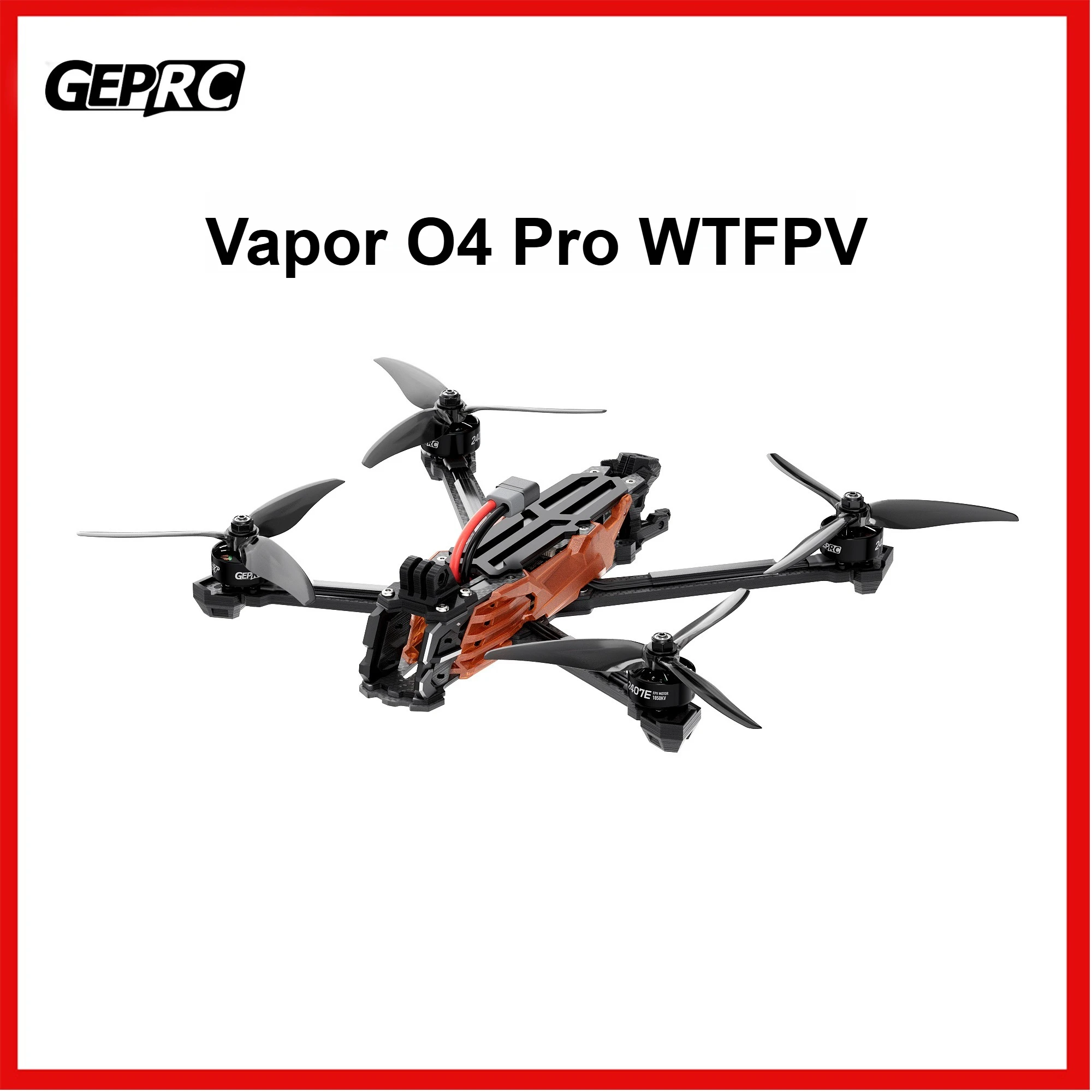 GEPRC Vapor O4 Pro WTFPV Kit Drone X5 D5 X6 D6 Racing 2207E 2407E Motor RC Quadcopter Freestyle Drone
GEPRC Vapor O4 Pro WTFPV Kit Drone X5 D5 X6 D6 Racing 2207E 2407E Motor RC Quadcopter Freestyle Drone