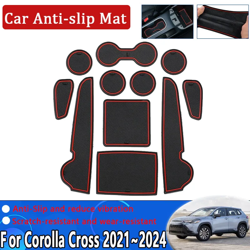 Car Anti-dirty Slot Hole Pad For Toyota Corolla Cross XG10 2021~2024 Cushion Rubber Phone Gate Slot Mat Auto Sticker Accessories
Car Anti-dirty Slot Hole Pad For Toyota Corolla Cross XG10 2021~2024 Cushion Rubber Phone Gate Slot Mat Auto Sticker Accessories