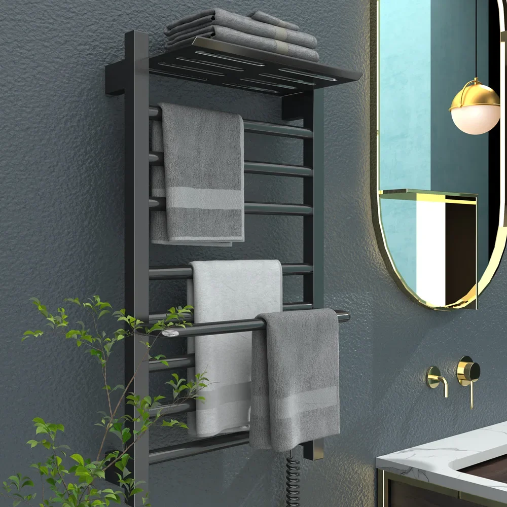 Black, white, stainless steel, intelligent electric towel rack, bathroom, carbon brazing, heating, drying, sterilization, consta
Black, white, stainless steel, intelligent electric towel rack, bathroom, carbon brazing, heating, drying, sterilization, consta