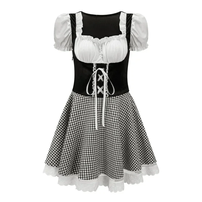 Women's Traditional Oktoberfest Dirndl Dress Costume - German Bavarian Role Playing Maid Costume
Women's Traditional Oktoberfest Dirndl Dress Costume - German Bavarian Role Playing Maid Costume