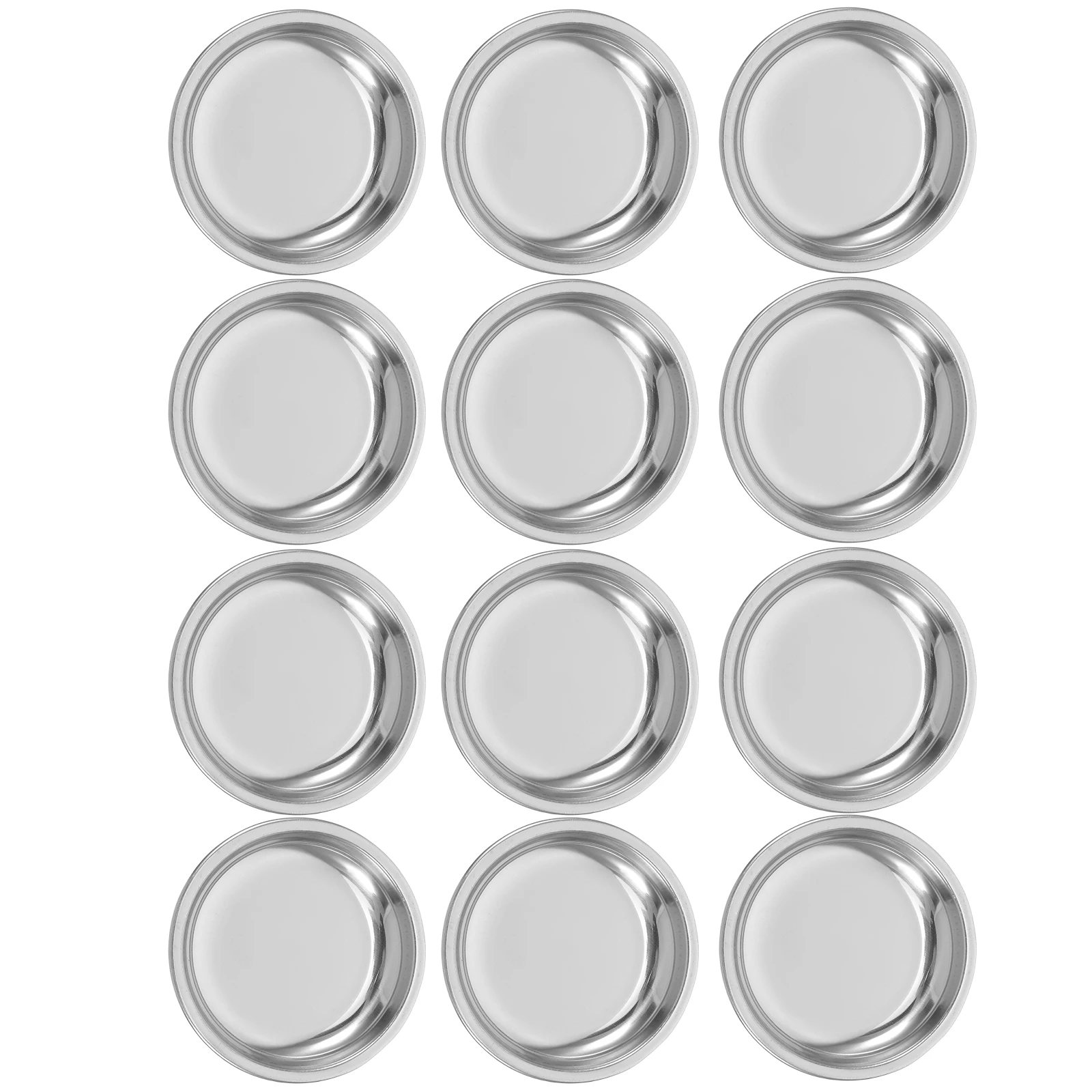 12 Pcs Tea Bag Saucer Stainless Steel Flat Silver Travel Holder Catering Stand Storage Organizer Small Holder Tea Container
12 Pcs Tea Bag Saucer Stainless Steel Flat Silver Travel Holder Catering Stand Storage Organizer Small Holder Tea Container