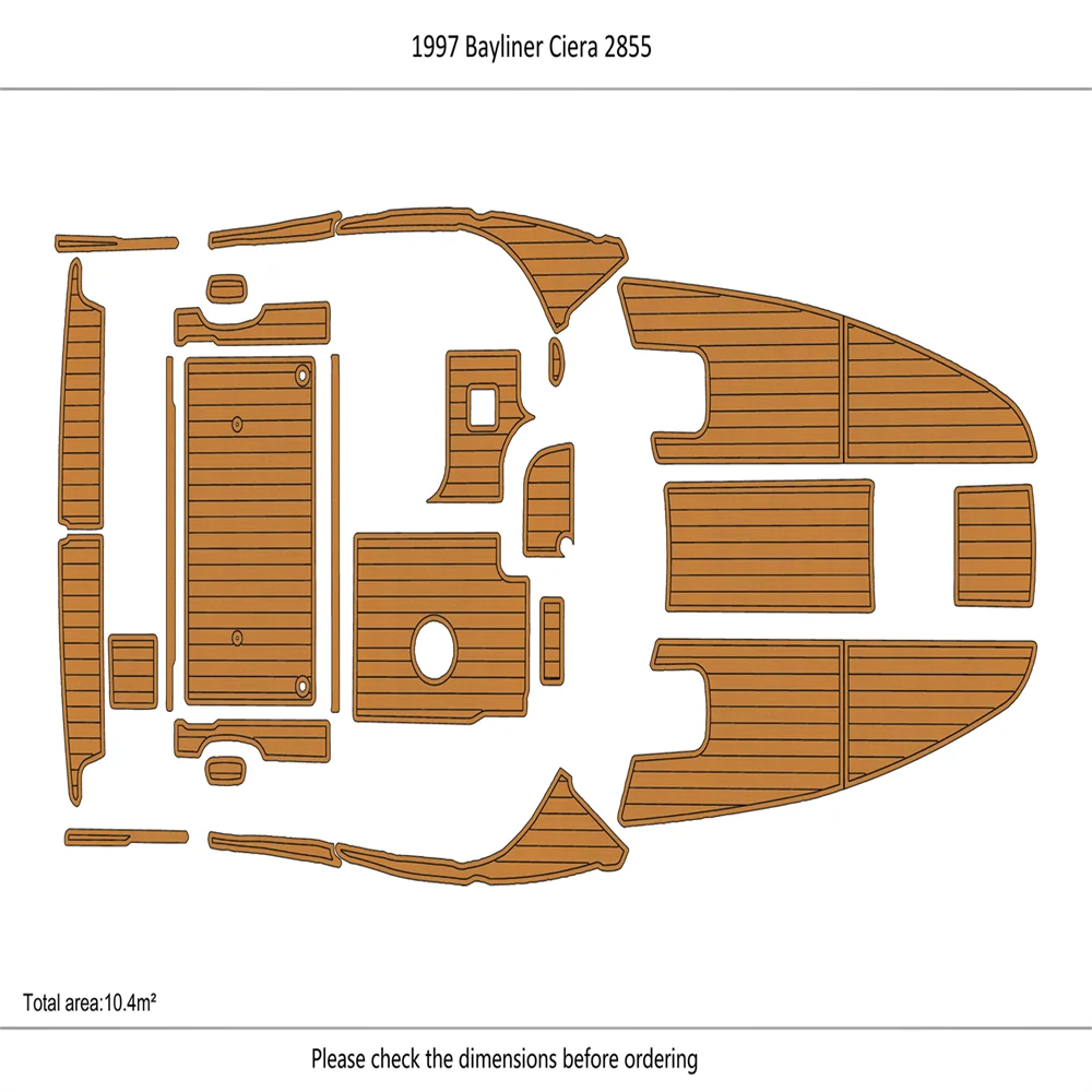 Платформа для плавания Bayliner 1997 года, кокпит, лук, лодка, коврик из пены EVA, тикового дерева
Платформа для плавания Bayliner 1997 года, кокпит, лук, лодка, коврик из пены EVA, тикового дерева