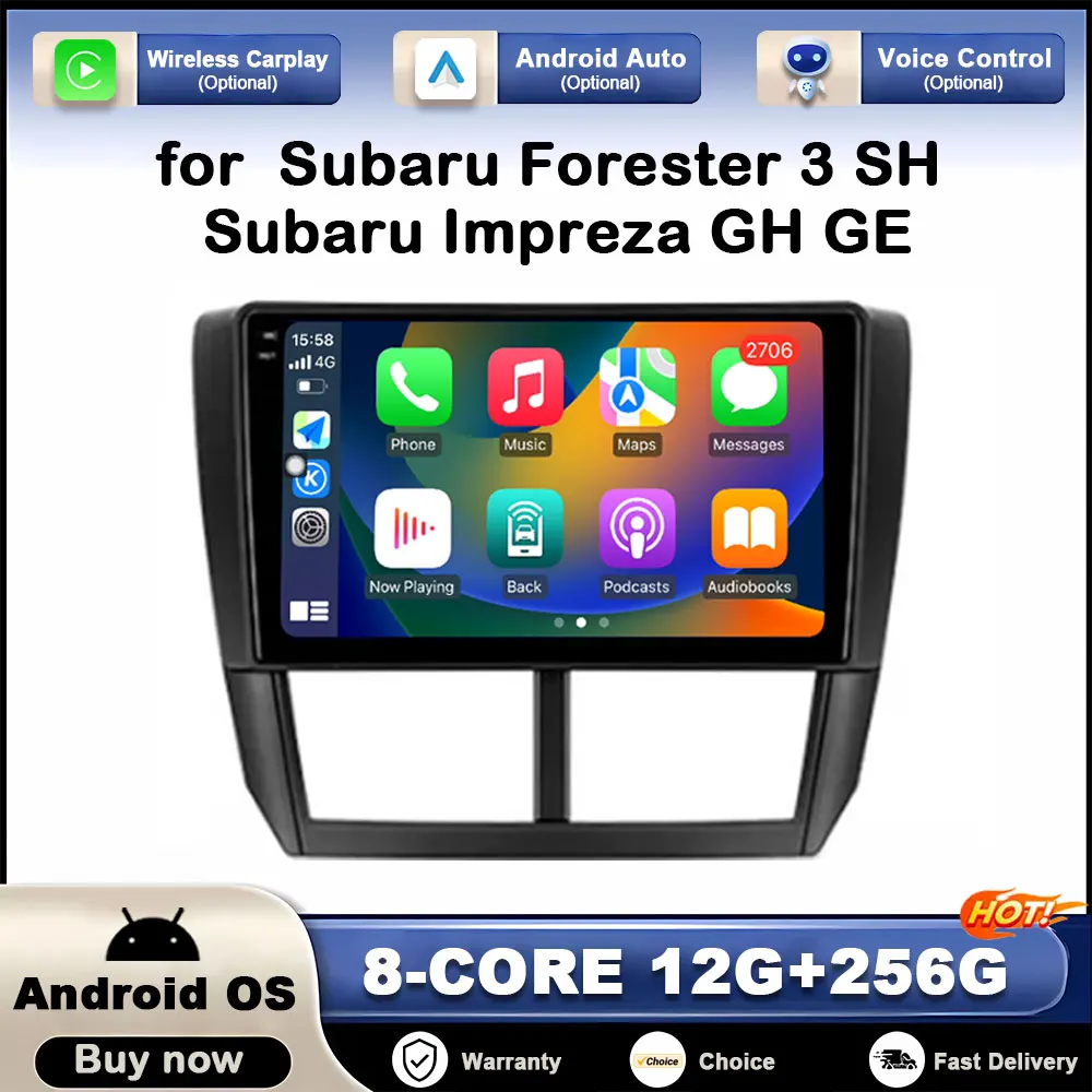 Android OS for Subaru Forester 3 SH Subaru Impreza GH GE GPS Navigation Car Multimedia Video Player DSP Stereo Autoradio WiFi BT
Android OS for Subaru Forester 3 SH Subaru Impreza GH GE GPS Navigation Car Multimedia Video Player DSP Stereo Autoradio WiFi BT