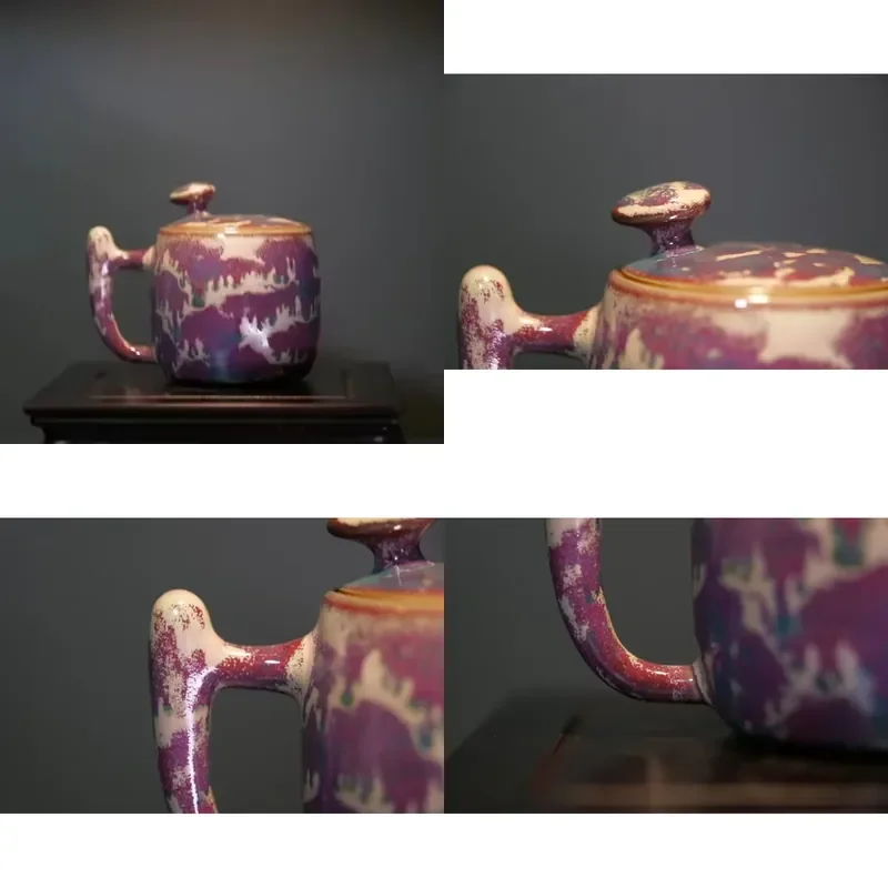 【CHIMU HOME】 Handmade Ceramic Jun Porcelain Lidded Office Cup for Mountain River Iridescent Glaze 12cm Zen Lifestyle Decor
【CHIMU HOME】 Handmade Ceramic Jun Porcelain Lidded Office Cup for Mountain River Iridescent Glaze 12cm Zen Lifestyle Decor