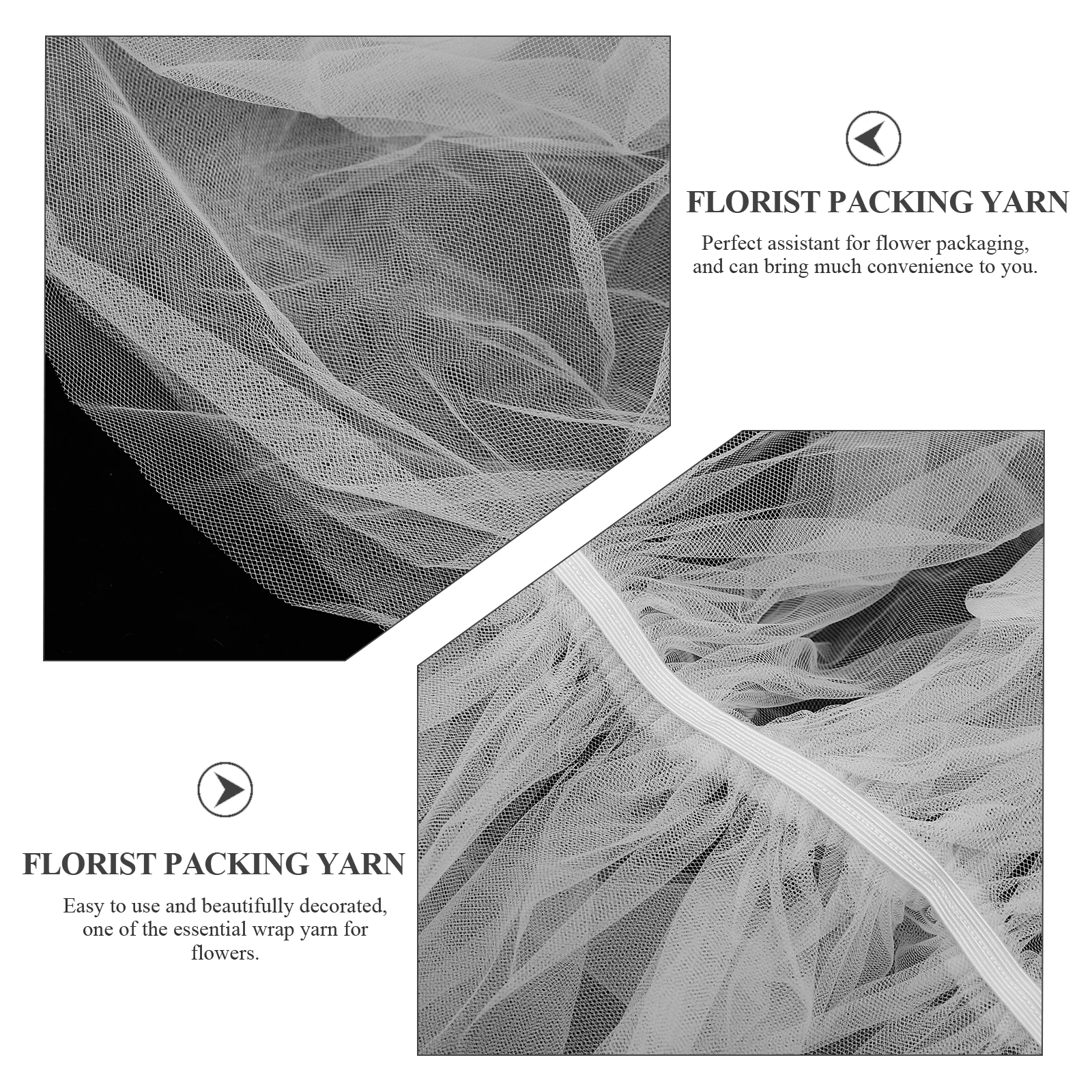 Florist Packing Yarn Wrinkle Design Flower Wrapper Bouquet Packaging Supply Decorative Mesh Covered Yarn For Flowers Paper
Florist Packing Yarn Wrinkle Design Flower Wrapper Bouquet Packaging Supply Decorative Mesh Covered Yarn For Flowers Paper