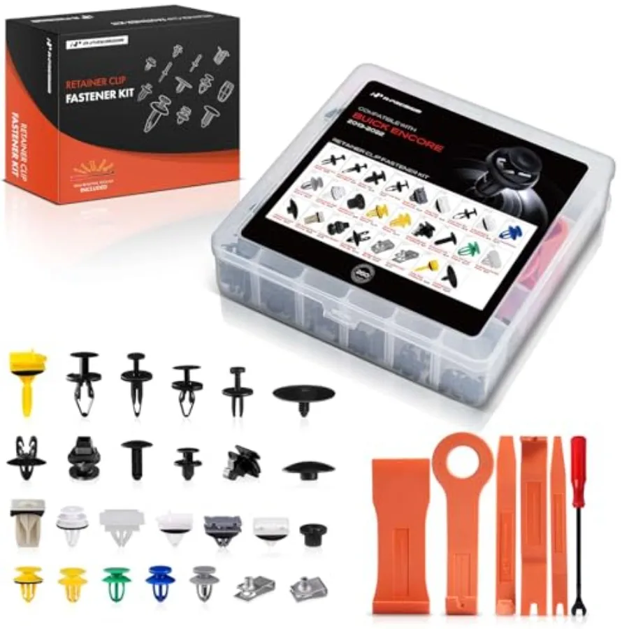 26 Sizes 49.6oz Bumper Fender Liner Door Trim Panel Retainer Clips Kit Compatible with Buick Encore 13-22 Rocker Tail Car 260PC
26 Sizes 49.6oz Bumper Fender Liner Door Trim Panel Retainer Clips Kit Compatible with Buick Encore 13-22 Rocker Tail Car 260PC