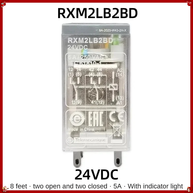 10PCS Electric Intermediate Relay RXM2LB2BD JD RXM4LB2P7 F7 RXM4LB2BD 24V 230V RXZE1M2C RXZE1M4C 8 feet 14 feet base
10PCS Electric Intermediate Relay RXM2LB2BD JD RXM4LB2P7 F7 RXM4LB2BD 24V 230V RXZE1M2C RXZE1M4C 8 feet 14 feet base