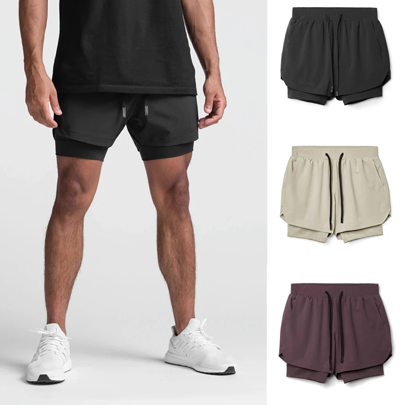 Summer Men's Sports And Leisure Double-layer Fitness Sweat-wicking Quick-drying Shorts GYM Store New Products
Summer Men's Sports And Leisure Double-layer Fitness Sweat-wicking Quick-drying Shorts GYM Store New Products