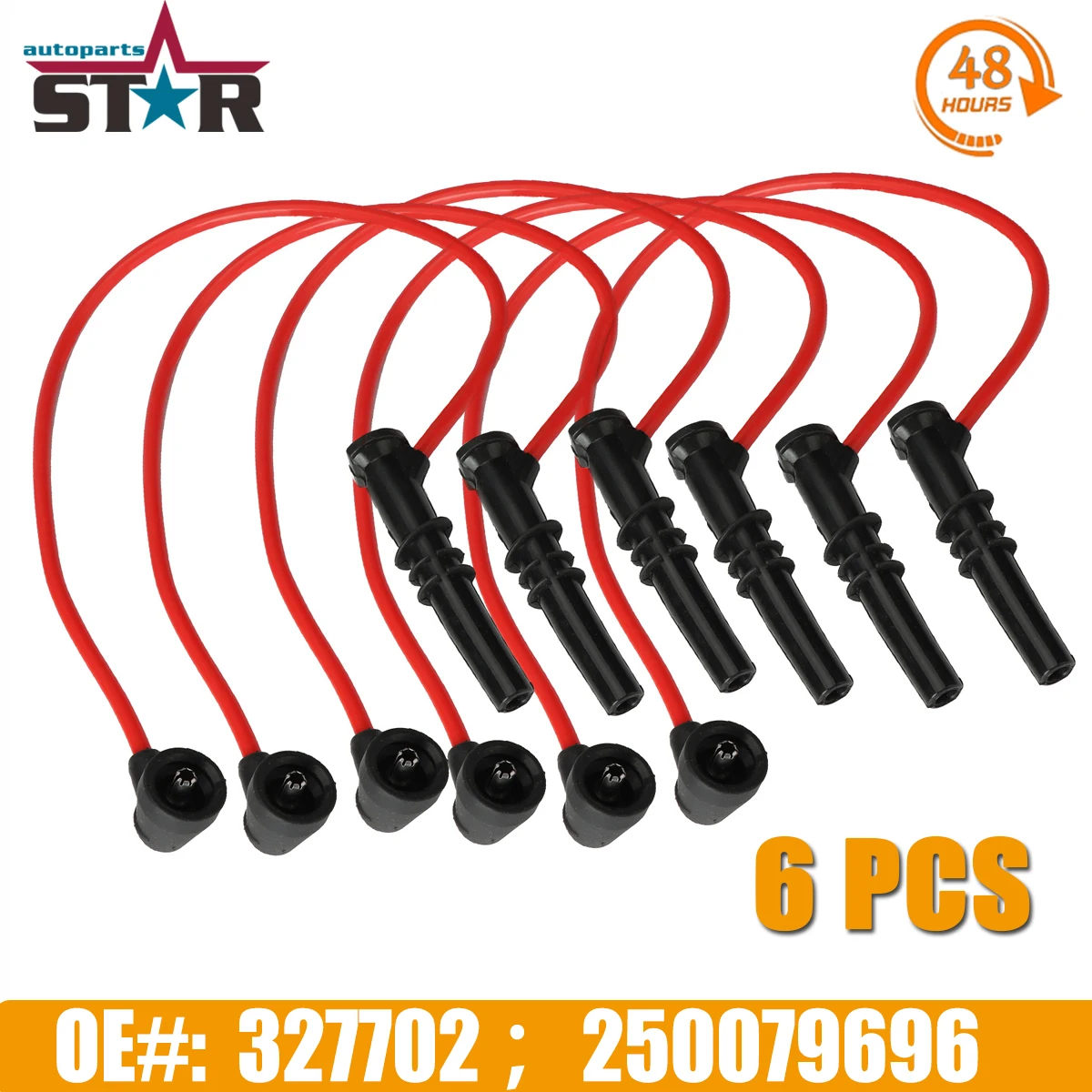 6PCS Ignition Spark Plug Spark Plug Wire For AUDI A4 A6 1998 - 2001 For VW PASSAT 1998 - 2005 327702 RCVWC036 VWC036 250079696
6PCS Ignition Spark Plug Spark Plug Wire For AUDI A4 A6 1998 - 2001 For VW PASSAT 1998 - 2005 327702 RCVWC036 VWC036 250079696