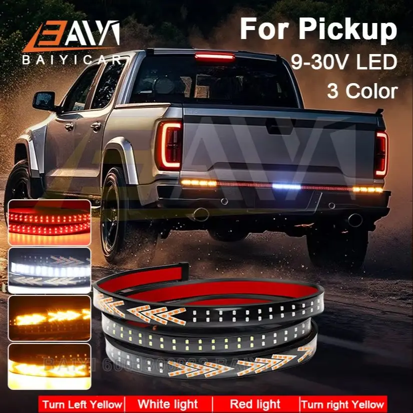 9V-30V Tail lights For Pickup Truck Car Strobe Light LED Running Board Lamp Bar With Steering Yellow Flashing Warning Lamp Strip
9V-30V Tail lights For Pickup Truck Car Strobe Light LED Running Board Lamp Bar With Steering Yellow Flashing Warning Lamp Strip