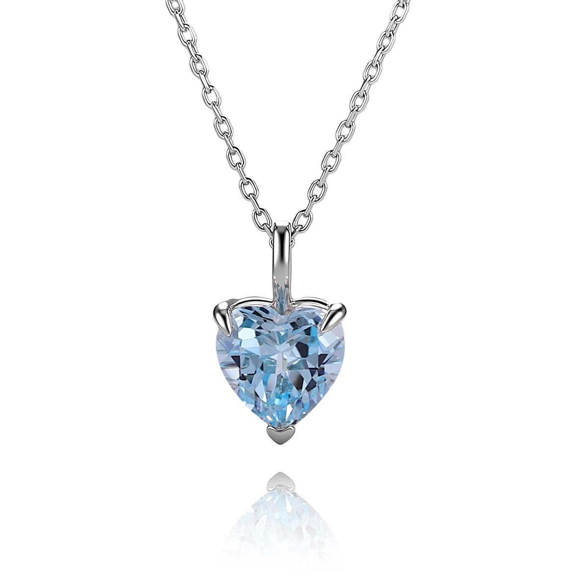 14K White Gold Pendant Necklace for Women Heart Shape 6.5MM Lab-Grown Sapphire With 18 Inch Chain Jewelry Gifts for Mom Wife
14K White Gold Pendant Necklace for Women Heart Shape 6.5MM Lab-Grown Sapphire With 18 Inch Chain Jewelry Gifts for Mom Wife