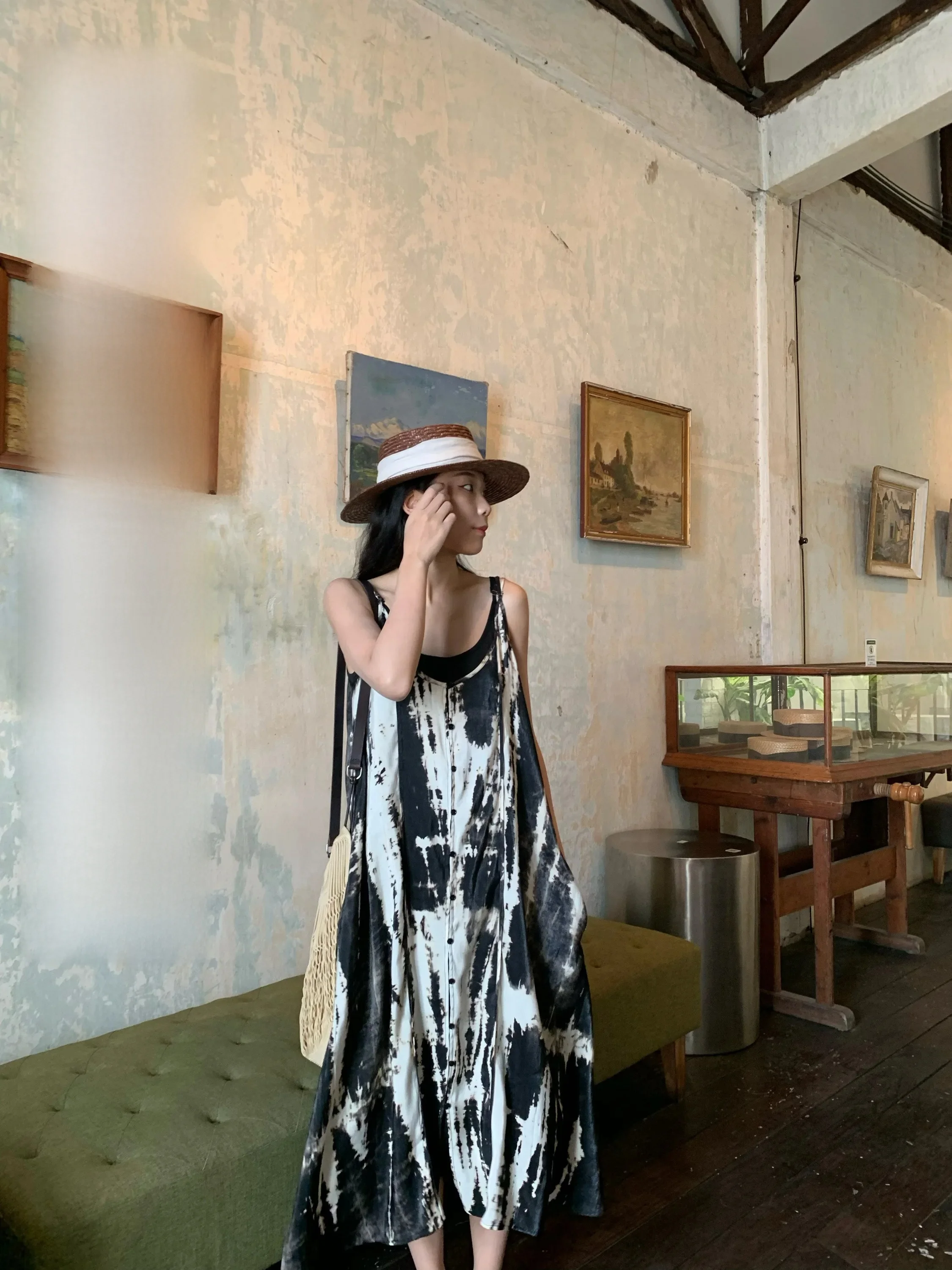 Jinputi Tie Dye Floral Halter Dress Women's Early Spring Beautiful Summer Long Skirt Ins Style Regenerated Cellulose...
Jinputi Tie Dye Floral Halter Dress Women's Early Spring Beautiful Summer Long Skirt Ins Style Regenerated Cellulose...