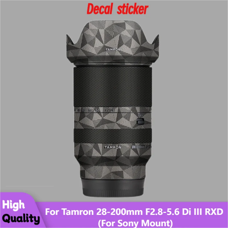 Для Tamron 28-200 мм F2.8-5.6 Di III RXD (для крепления Sony) наклейка на объектив камеры с защитой от царапин защитная пленка для защиты тела
Для Tamron 28-200 мм F2.8-5.6 Di III RXD (для крепления Sony) наклейка на объектив камеры с защитой от царапин защитная пленка для защиты тела
