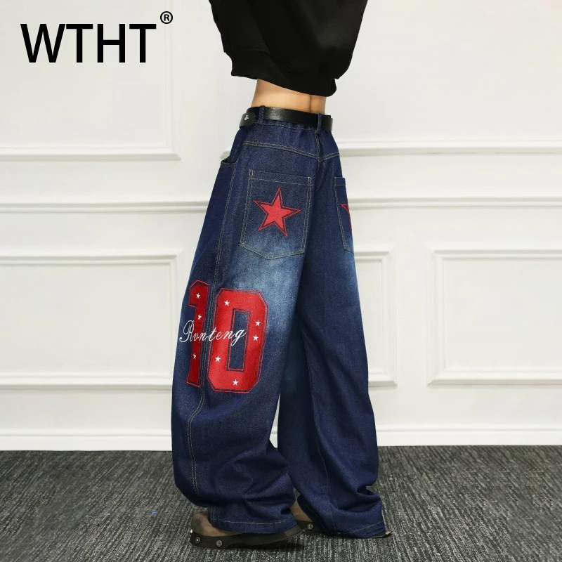 WTHT винтажные мужские джинсовые брюки с вышивкой буквами старого контрастного цвета, модные повседневные джинсы с высокой талией, мужские джинсы, зима 2021, 2A2563
WTHT винтажные мужские джинсовые брюки с вышивкой буквами старого контрастного цвета, модные повседневные джинсы с высокой талией, мужские джинсы, зима 2021, 2A2563