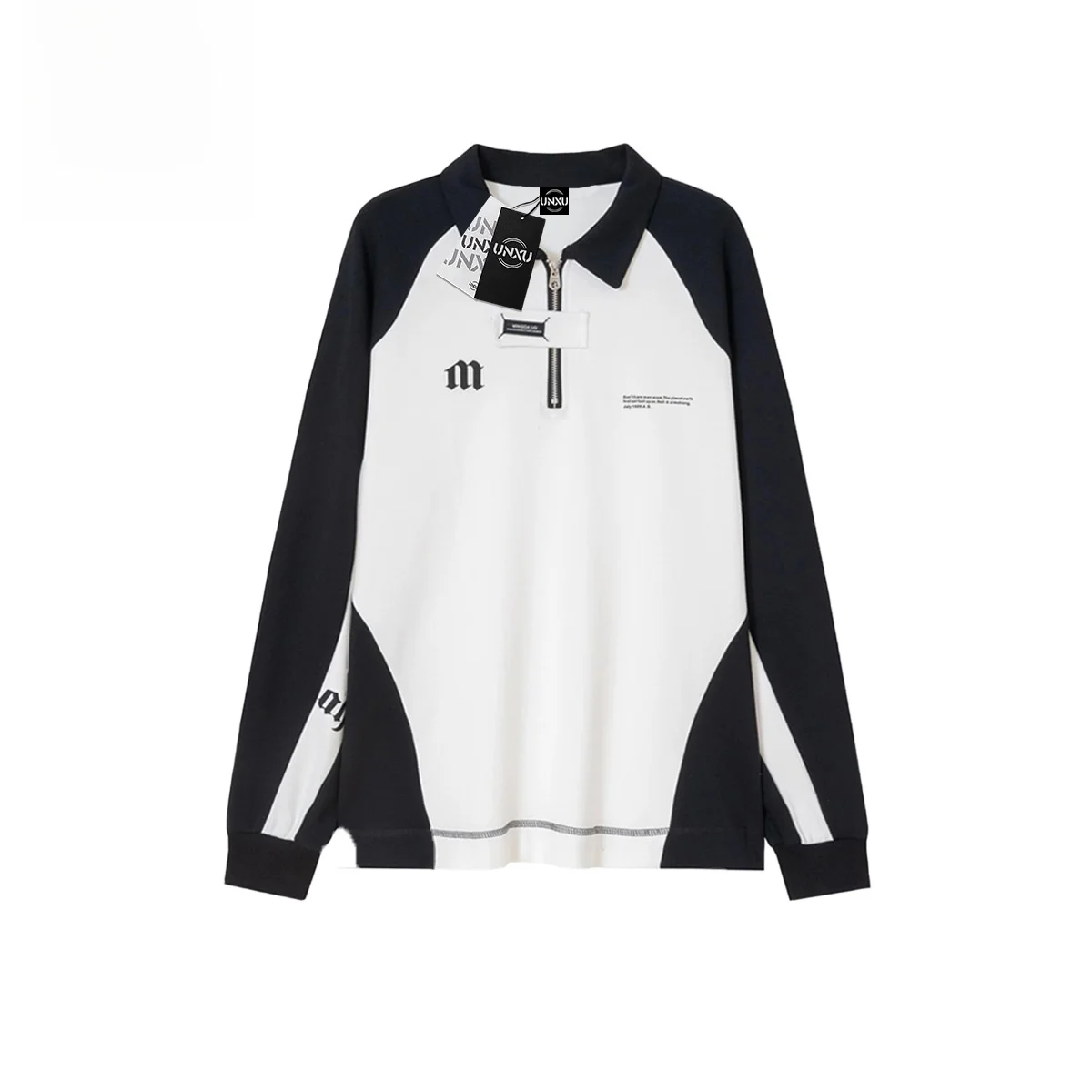 Unisex Loose Fit Sweatshirt Couple Matching Autumn Collection Shoulder Insert Design Thin Cotton Polyester round Neck Zipper
Unisex Loose Fit Sweatshirt Couple Matching Autumn Collection Shoulder Insert Design Thin Cotton Polyester round Neck Zipper