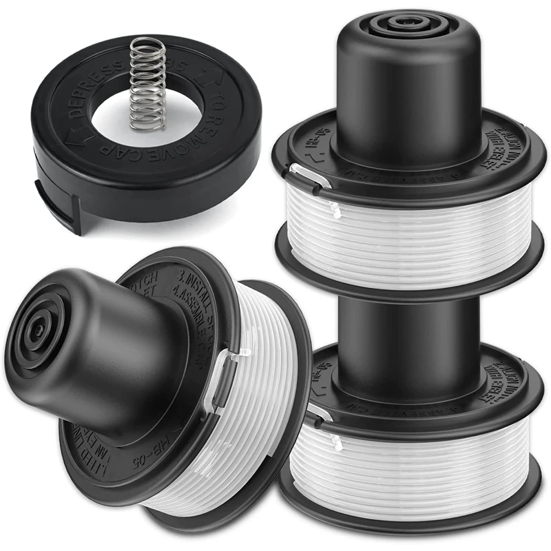 A6226-XJ катушка для газонокосилки, совместима с Black + Decker, замена GL250, GL310, модели с крышкой для газонокосилки
A6226-XJ катушка для газонокосилки, совместима с Black + Decker, замена GL250, GL310, модели с крышкой для газонокосилки