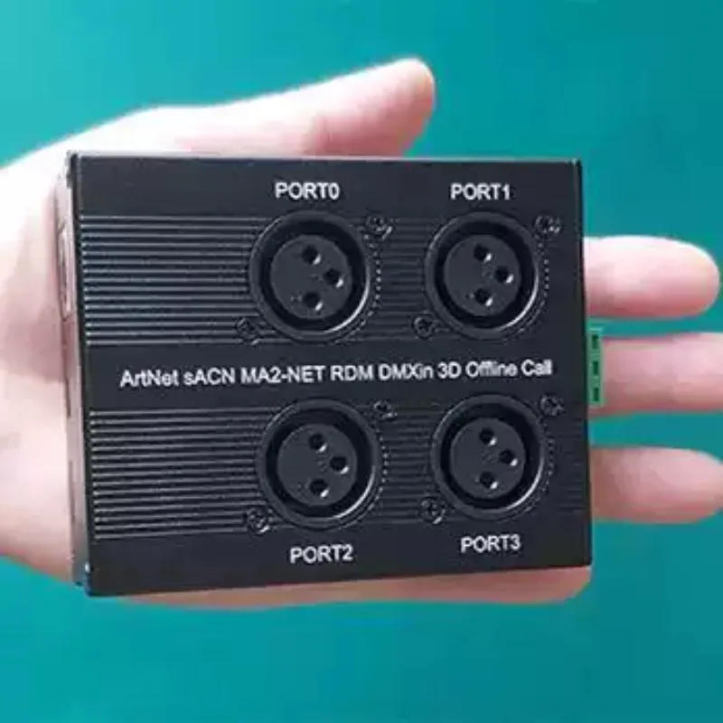 4 Port DMX512 Lighting Interface Support Artnet RDM sACN Standalone Playback Central Control
4 Port DMX512 Lighting Interface Support Artnet RDM sACN Standalone Playback Central Control