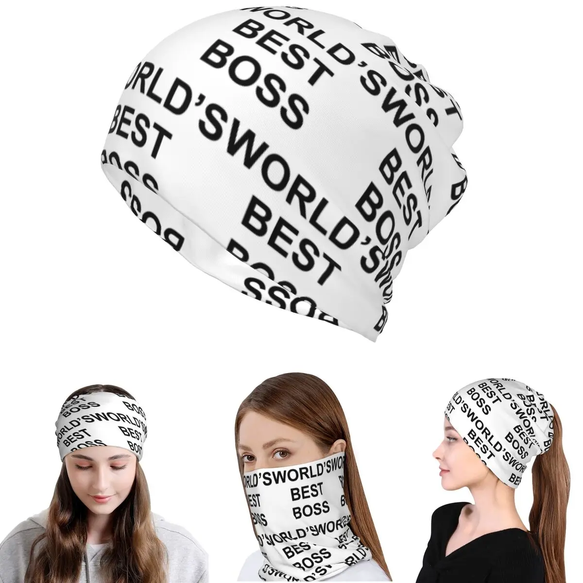 World's Best Boss Bandana Neck Gaiter Magic Scarf Multi-use Cycling Scarf Beanies Hat for Men Women Adult Washable
World's Best Boss Bandana Neck Gaiter Magic Scarf Multi-use Cycling Scarf Beanies Hat for Men Women Adult Washable