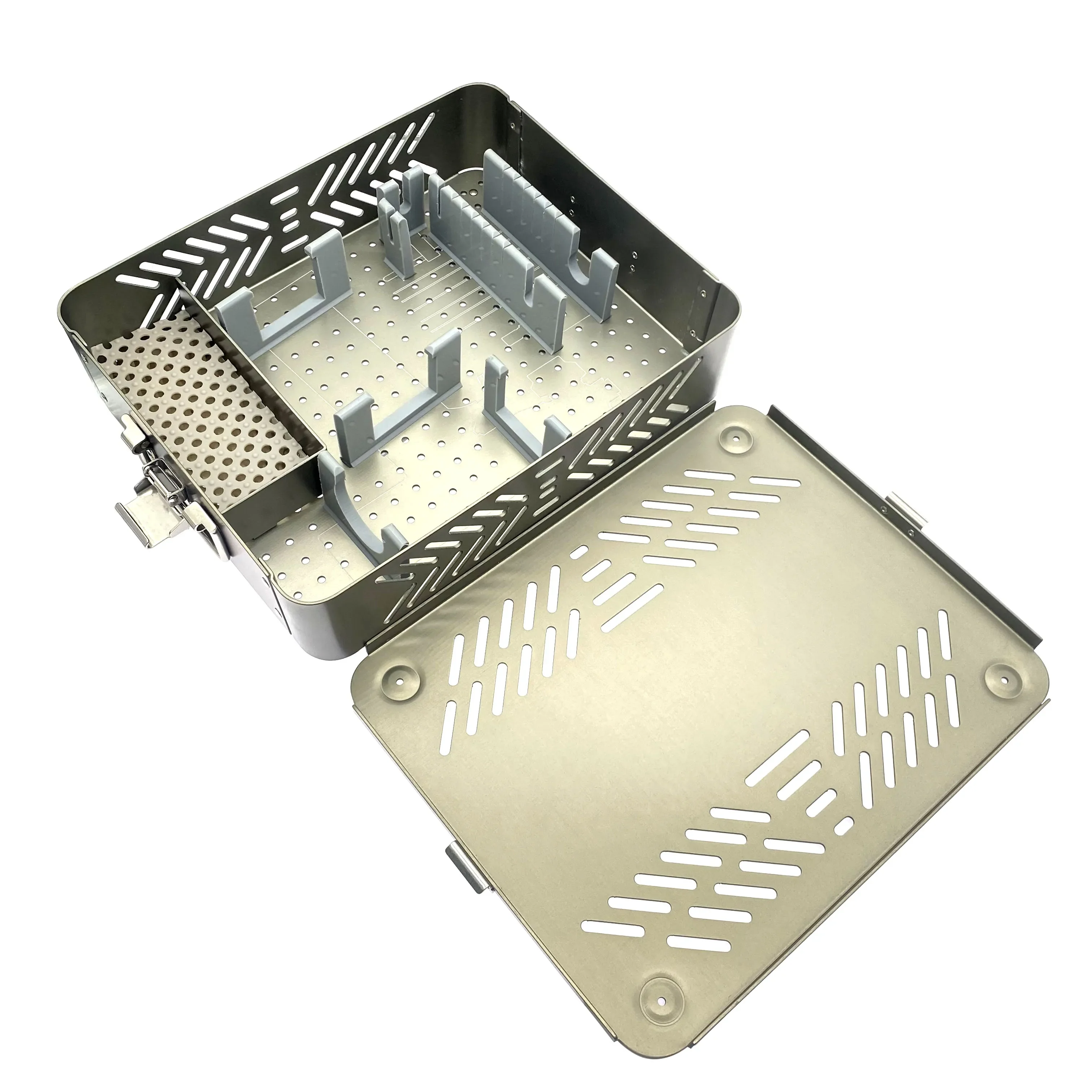 Sterilization Box Case For Electric Power Bone Drill Tool Sterilizing Tray Aluminum Orthopedics Instruments
Sterilization Box Case For Electric Power Bone Drill Tool Sterilizing Tray Aluminum Orthopedics Instruments