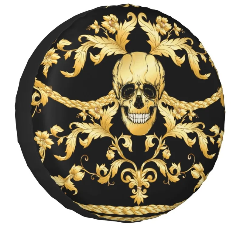 Baroque Floral Skull Spare Tire Cover for Jeep Hummer Custom European Rococo Style Waterproof Dust-Proof Car Wheel Covers
Baroque Floral Skull Spare Tire Cover for Jeep Hummer Custom European Rococo Style Waterproof Dust-Proof Car Wheel Covers