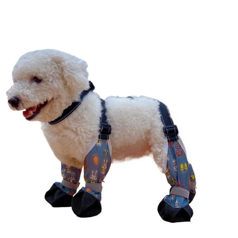 *Pet anti-urine legs, dirty feet, dust-proof dog and kitten overalls, leg covers, rain-proof walking dog going out clothes
*Pet anti-urine legs, dirty feet, dust-proof dog and kitten overalls, leg covers, rain-proof walking dog going out clothes