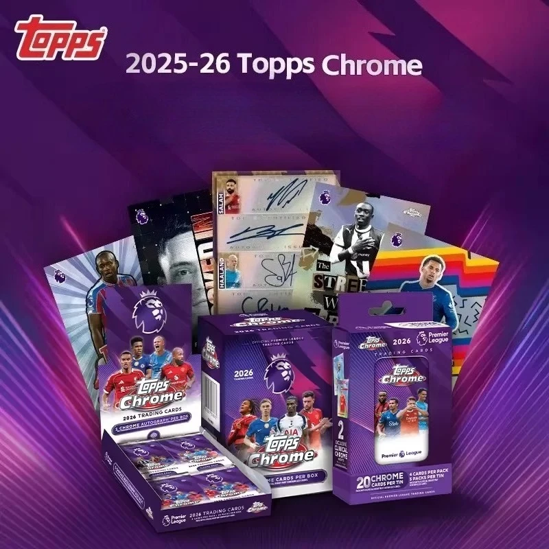 New 2026 Topps Premier League Premier League Hobby/Value/Tin/Hanger Full Range of Football Star Cards Fun's Collectible Cards
New 2026 Topps Premier League Premier League Hobby/Value/Tin/Hanger Full Range of Football Star Cards Fun's Collectible Cards