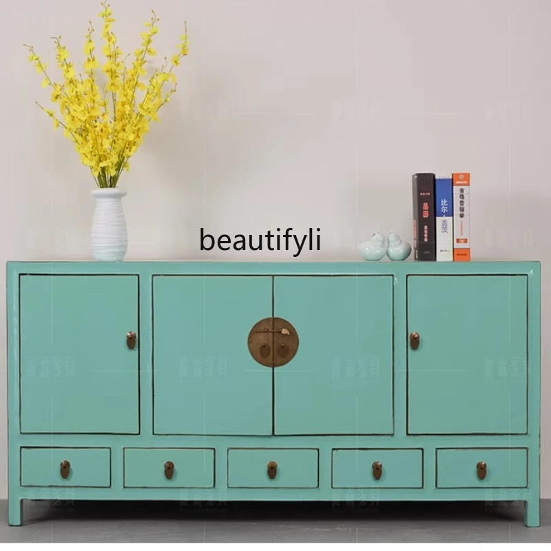 New Chinese-style solid wood TV cabinet, dining side storage, porch, partition cabinet, living room
New Chinese-style solid wood TV cabinet, dining side storage, porch, partition cabinet, living room