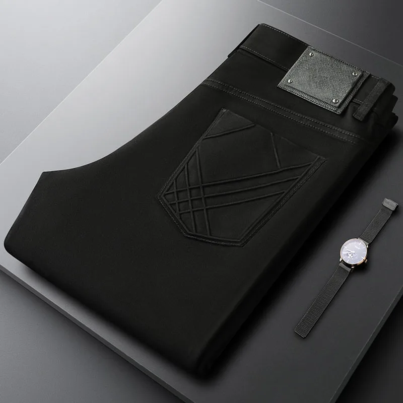 Модные черные европейские повседневные джинсы для мужчин, летние тонкие мужские узкие хлопковые мужские брюки
Модные черные европейские повседневные джинсы для мужчин, летние тонкие мужские узкие хлопковые мужские брюки