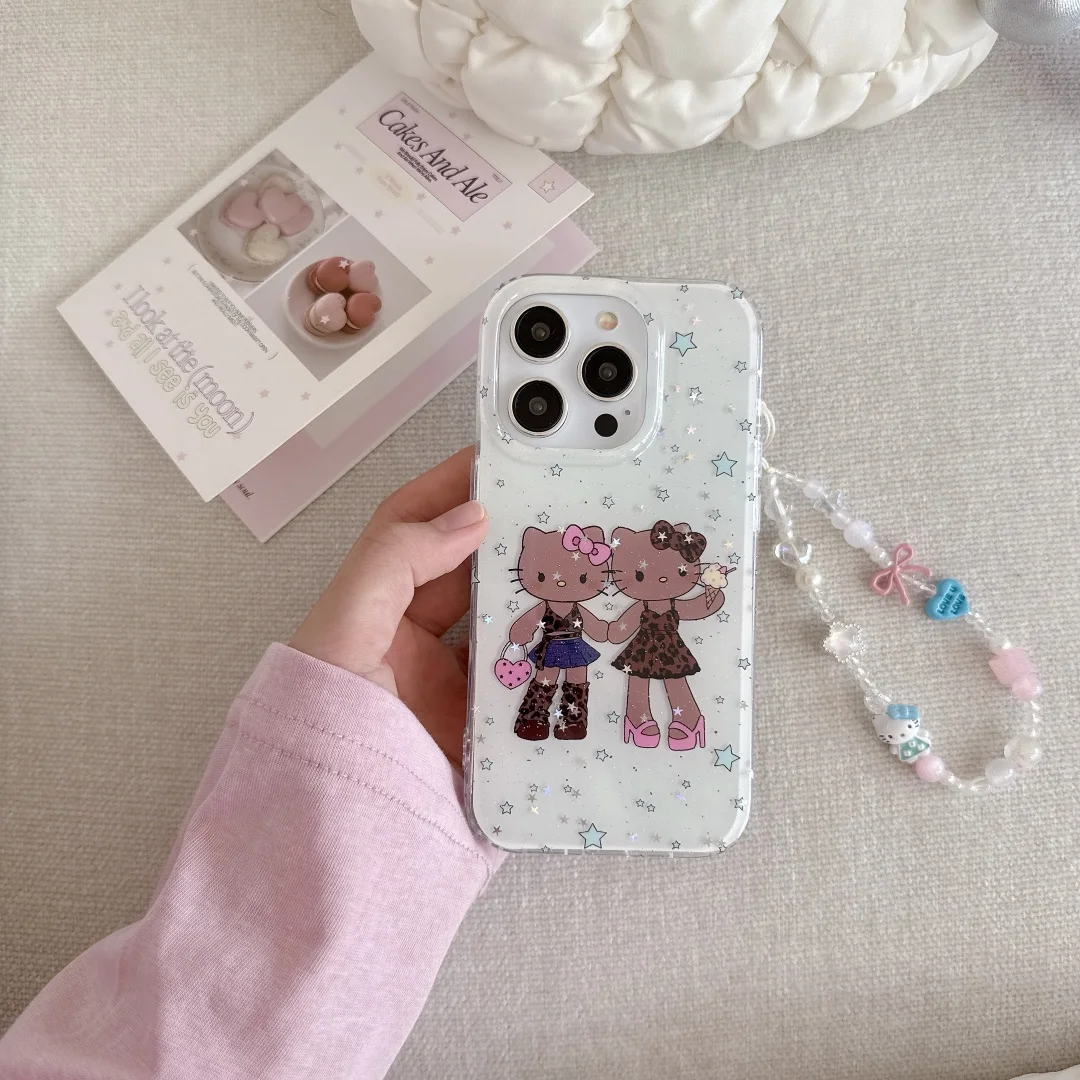 Two Cats Hello Kitty sisters Bow Strap Cute phone Case For iPhone 16 Pro Max 15 14 12 13 Pro Max XR XS Plus Anti fall cover
Two Cats Hello Kitty sisters Bow Strap Cute phone Case For iPhone 16 Pro Max 15 14 12 13 Pro Max XR XS Plus Anti fall cover