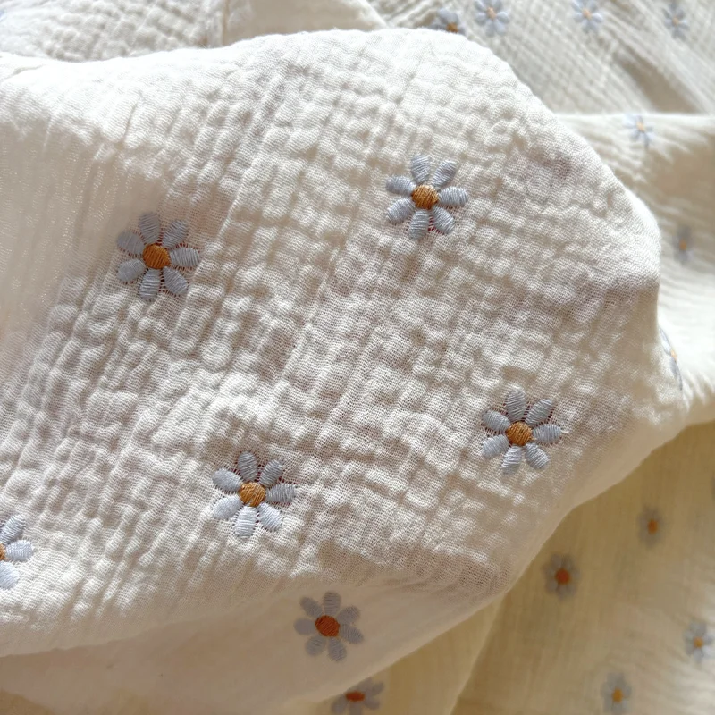 Embroidery Double-layer Cotton Yarn Fabric Small Flower Skirt Pillowcase Clothes DIY Fabric
Embroidery Double-layer Cotton Yarn Fabric Small Flower Skirt Pillowcase Clothes DIY Fabric