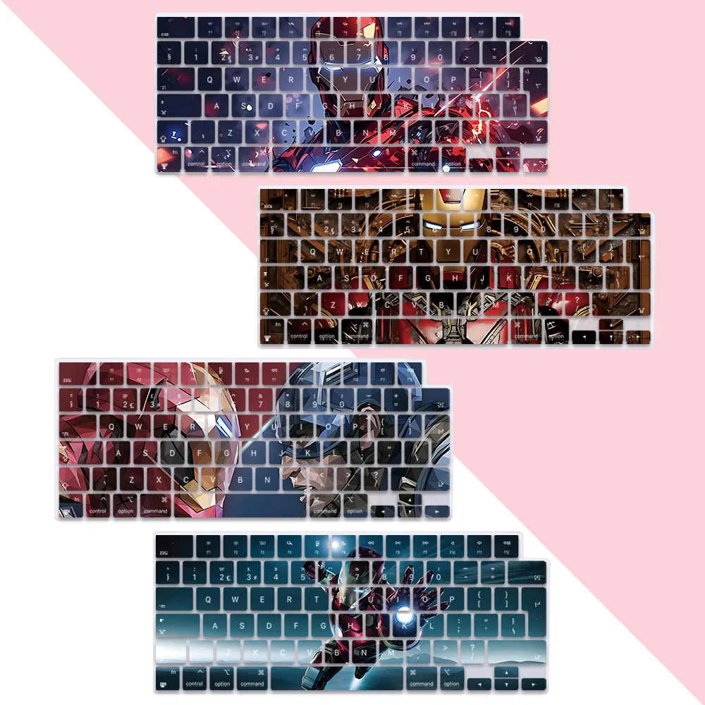 EU Layout Soft Silicone Anime Irons Man Keyboard Cover for Macbook pro 14 M1 M2 M3 A2442 A2485 A2779 A2780 A2991 Air M2 M3 A2681
EU Layout Soft Silicone Anime Irons Man Keyboard Cover for Macbook pro 14 M1 M2 M3 A2442 A2485 A2779 A2780 A2991 Air M2 M3 A2681