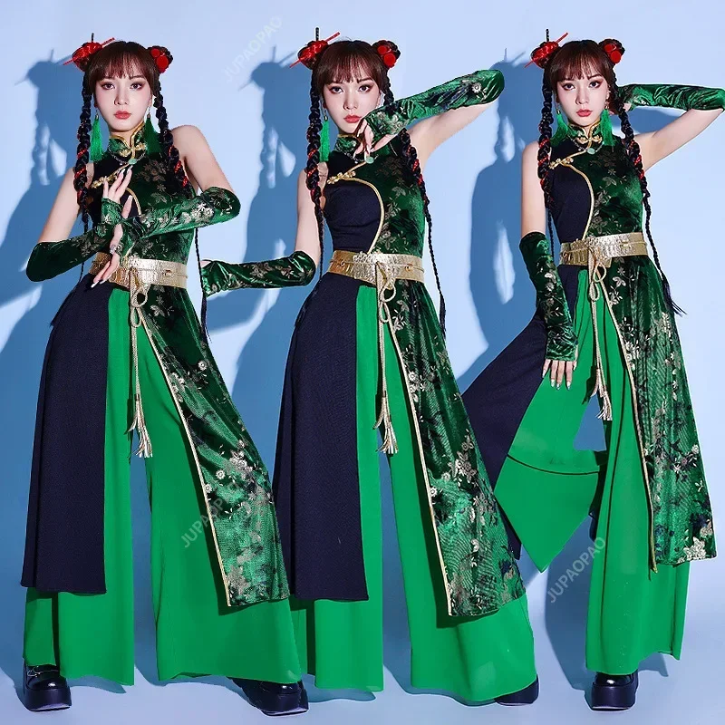 2024, новый костюм K-POP в китайском стиле, костюм на Хэллоуин, черная праздничная одежда, женская одежда для джазовых танцев, женская одежда для групповых выступлений Y2K
2024, новый костюм K-POP в китайском стиле, костюм на Хэллоуин, черная праздничная одежда, женская одежда для джазовых танцев, женская одежда для групповых выступлений Y2K