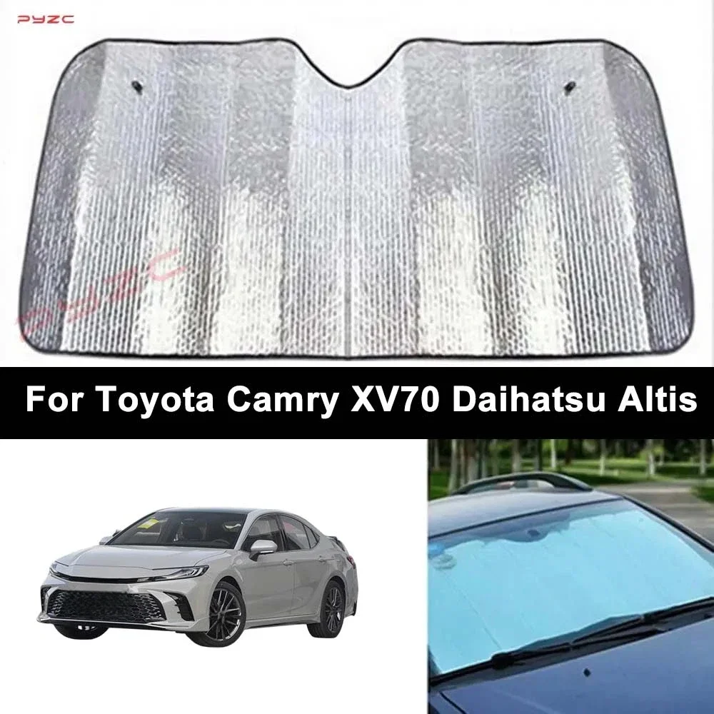 Car Sun Shade UV Protection Curtain Car Sunshade Film Windshield Visor Front For Toyota Camry XV70 Daihatsu Altis 2018-2024
Car Sun Shade UV Protection Curtain Car Sunshade Film Windshield Visor Front For Toyota Camry XV70 Daihatsu Altis 2018-2024
