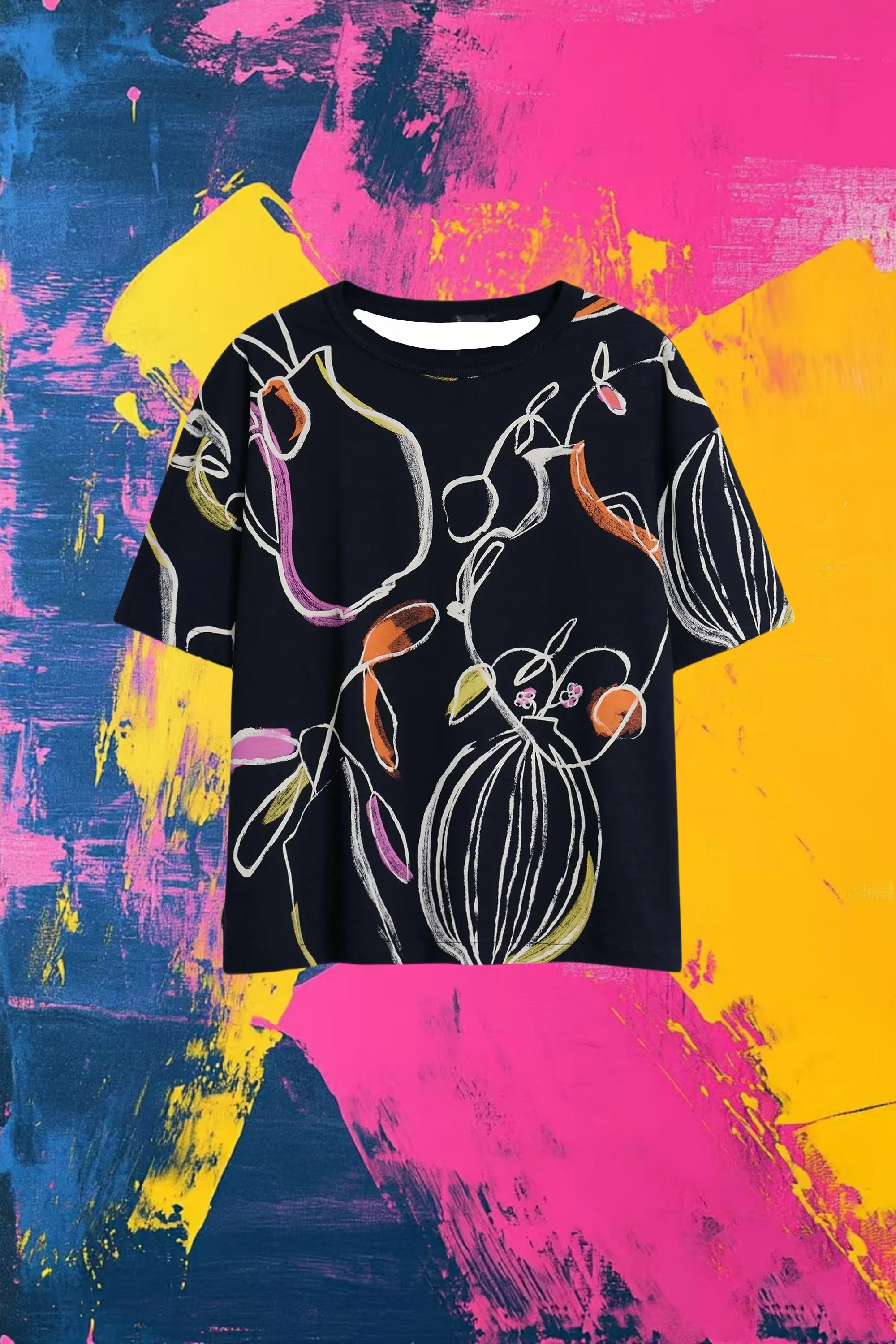 24-25 Summer Original Design Exclusive Men and Women's Top T-shirt Wear Bohemian Style T-shirt Outside The City Street Moto
24-25 Summer Original Design Exclusive Men and Women's Top T-shirt Wear Bohemian Style T-shirt Outside The City Street Moto