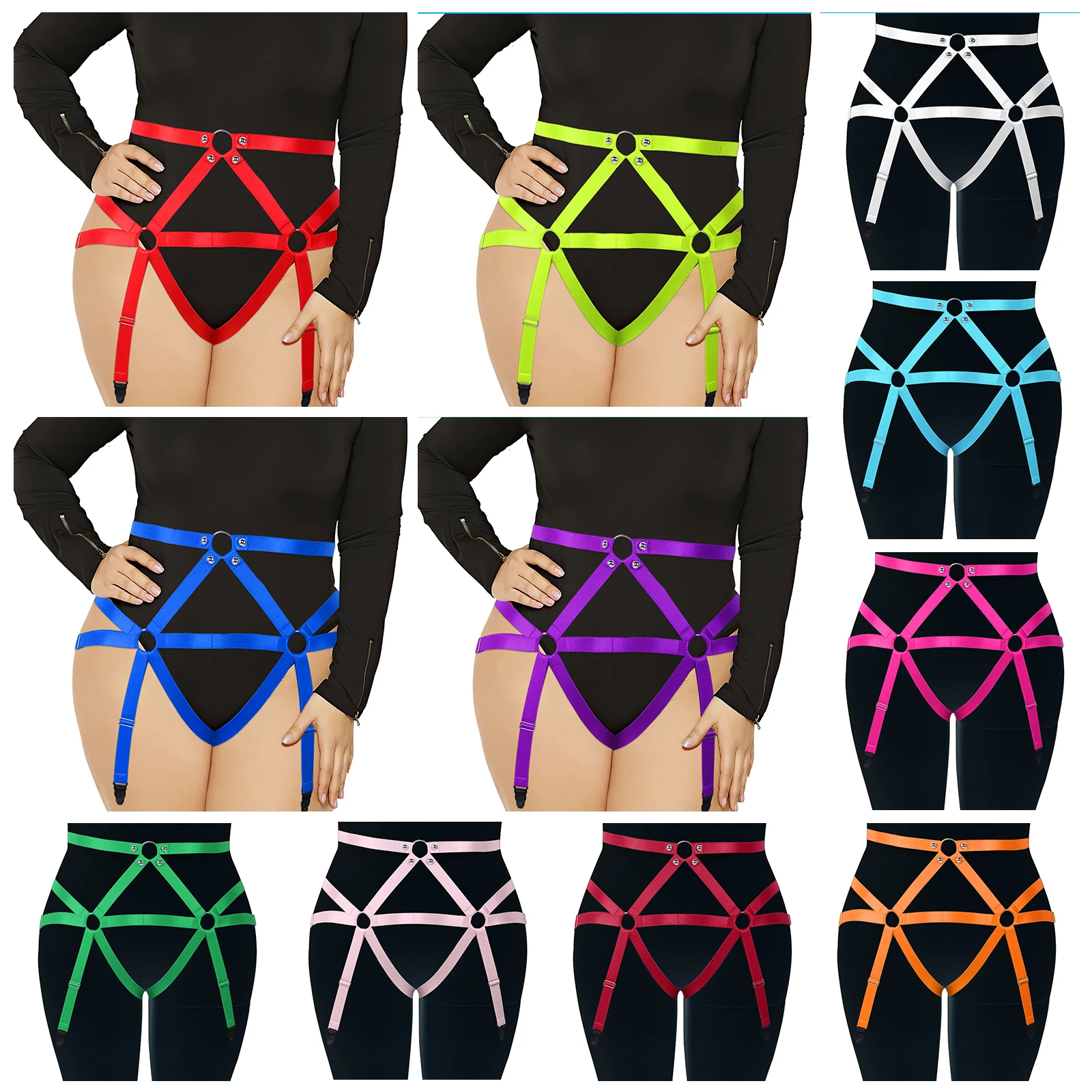 Harness Punk Sexy Plus Size Lingerie Goth Stockings Clip Garter Belt Cage Bands Thigh Adjust Suspender Body Fashion Waist Belt
Harness Punk Sexy Plus Size Lingerie Goth Stockings Clip Garter Belt Cage Bands Thigh Adjust Suspender Body Fashion Waist Belt