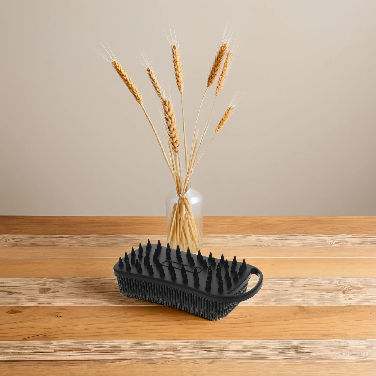 Large Square Black Silicone Beard Brush Dual Sided Soft Bristles Men's Bath Shower Scrubber Gentle Skin Exfoliating Body
Large Square Black Silicone Beard Brush Dual Sided Soft Bristles Men's Bath Shower Scrubber Gentle Skin Exfoliating Body