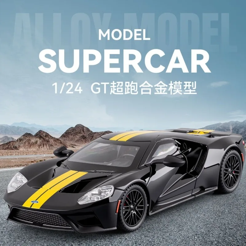 1:24 Ford GT Diecast Alloy Supercar Model with 4 Openable Doors Front Wheel Steering for Car Collectors Hobby Display
1:24 Ford GT Diecast Alloy Supercar Model with 4 Openable Doors Front Wheel Steering for Car Collectors Hobby Display