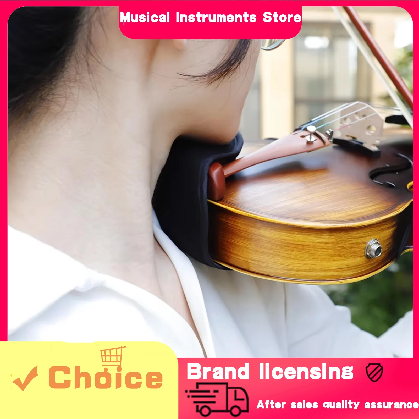 Violin Chin Shoulder Rest Pad for 1/8 1/4 1/2 3/4 /4/4 Fiddle Soft Cotton Cover Sponge Cushion Violin Instrument Accessory
Violin Chin Shoulder Rest Pad for 1/8 1/4 1/2 3/4 /4/4 Fiddle Soft Cotton Cover Sponge Cushion Violin Instrument Accessory