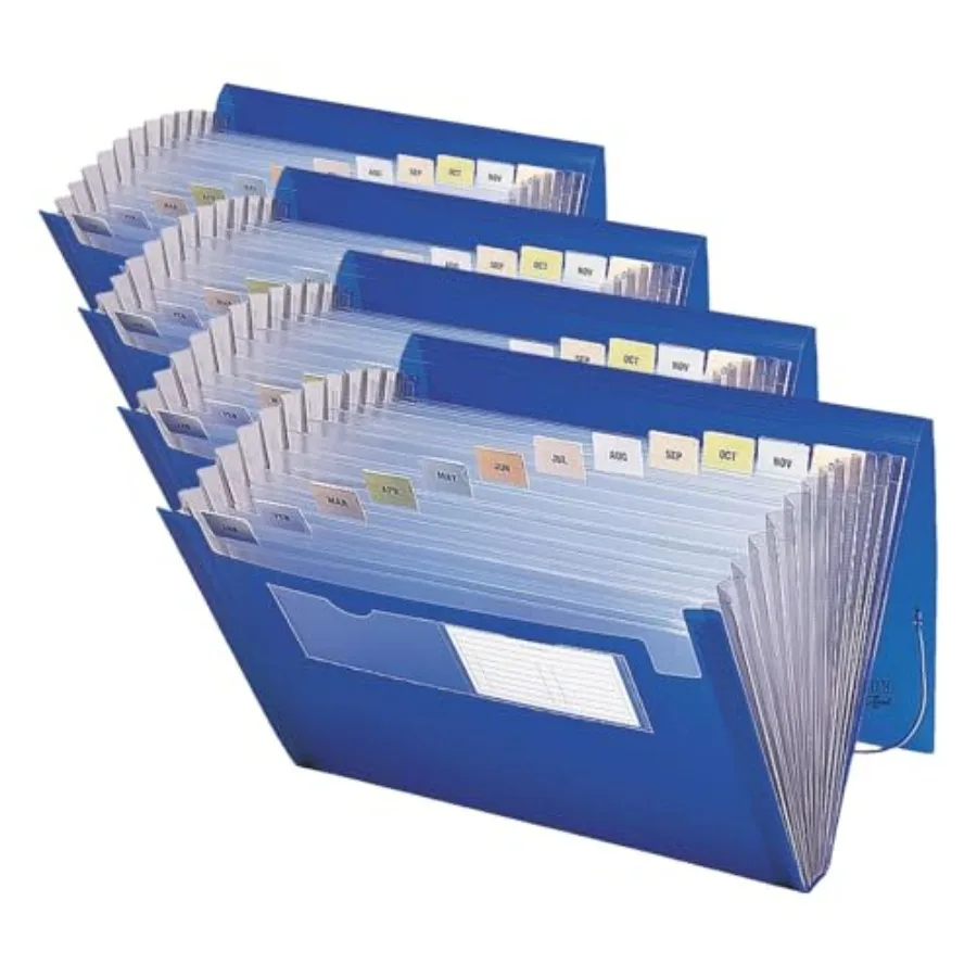 Poly Expanding File, 12 Pockets, Flap and Cord Closure, Size, 70876 (Pack of 4
Poly Expanding File, 12 Pockets, Flap and Cord Closure, Size, 70876 (Pack of 4