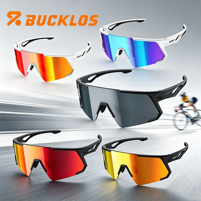 BUCKLOS Polarized UV400 Eyewear Anti-Glare Anti-Scratch Cycling Goggles All Weather Outdoor Hiking Driving Men Riding Sunglasses
BUCKLOS Polarized UV400 Eyewear Anti-Glare Anti-Scratch Cycling Goggles All Weather Outdoor Hiking Driving Men Riding Sunglasses