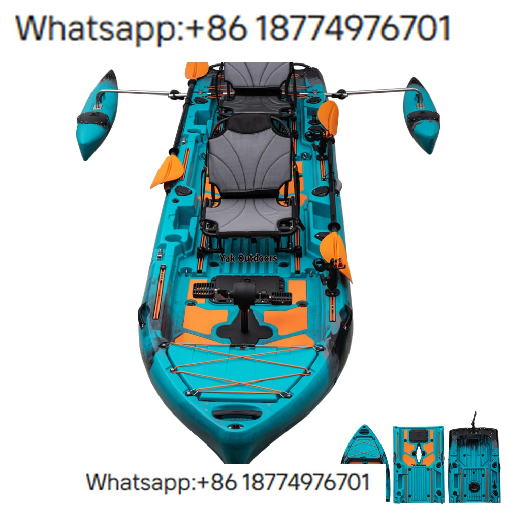 2025 Best Pedal-Motorized 14FT Ka 550lbs Capacity Modular 3-Piece Surfing Kajak,4m Fishing Ka 2 People Hot Sell
2025 Best Pedal-Motorized 14FT Ka 550lbs Capacity Modular 3-Piece Surfing Kajak,4m Fishing Ka 2 People Hot Sell